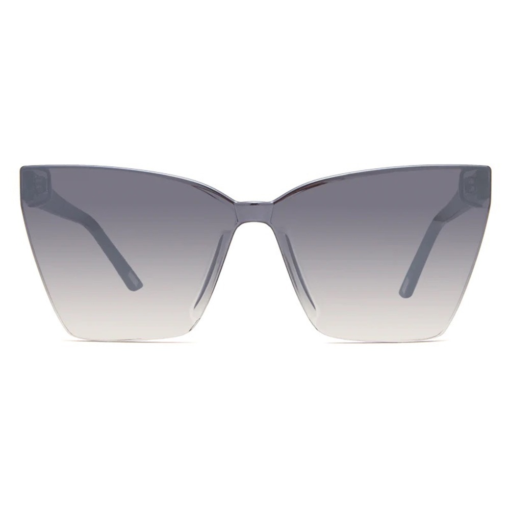 DIFF Goldie Black Smoke Flash Sunglasses
